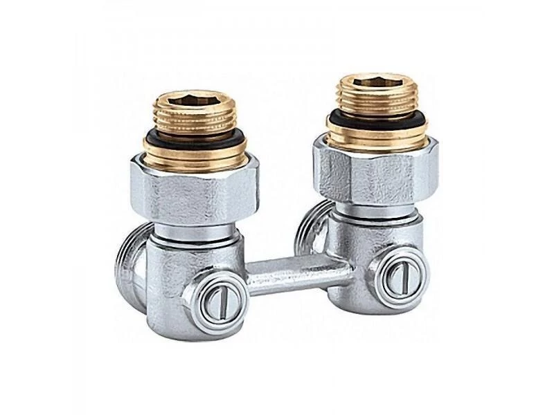 Присоединительный узел Oventrop, Multiflex F, угловой, 1/2"x3/4"